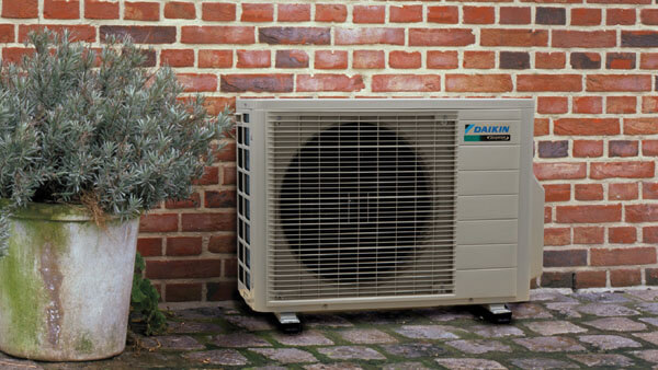 Complete air conditioning services for systems like this Daikin unit